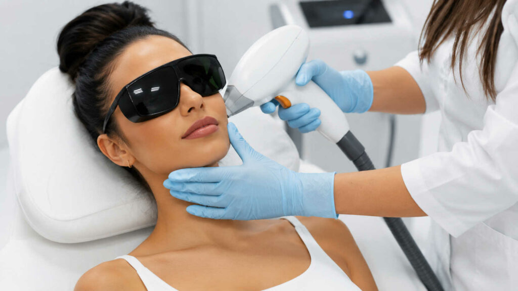 epilazione laser viso